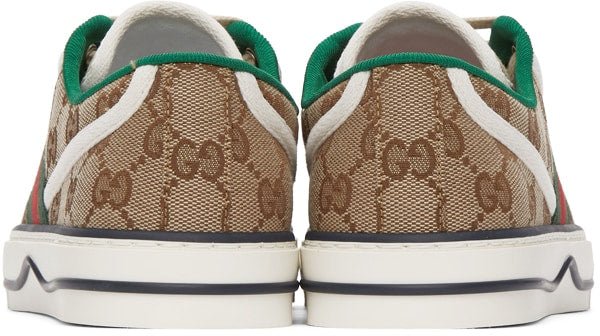 Beige GG Supreme 'Gucci Tennis 1977' Sneakers - Image 3